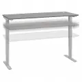 M4S7230PGSK Platinum Gray 72 Adjustable Stand Desk