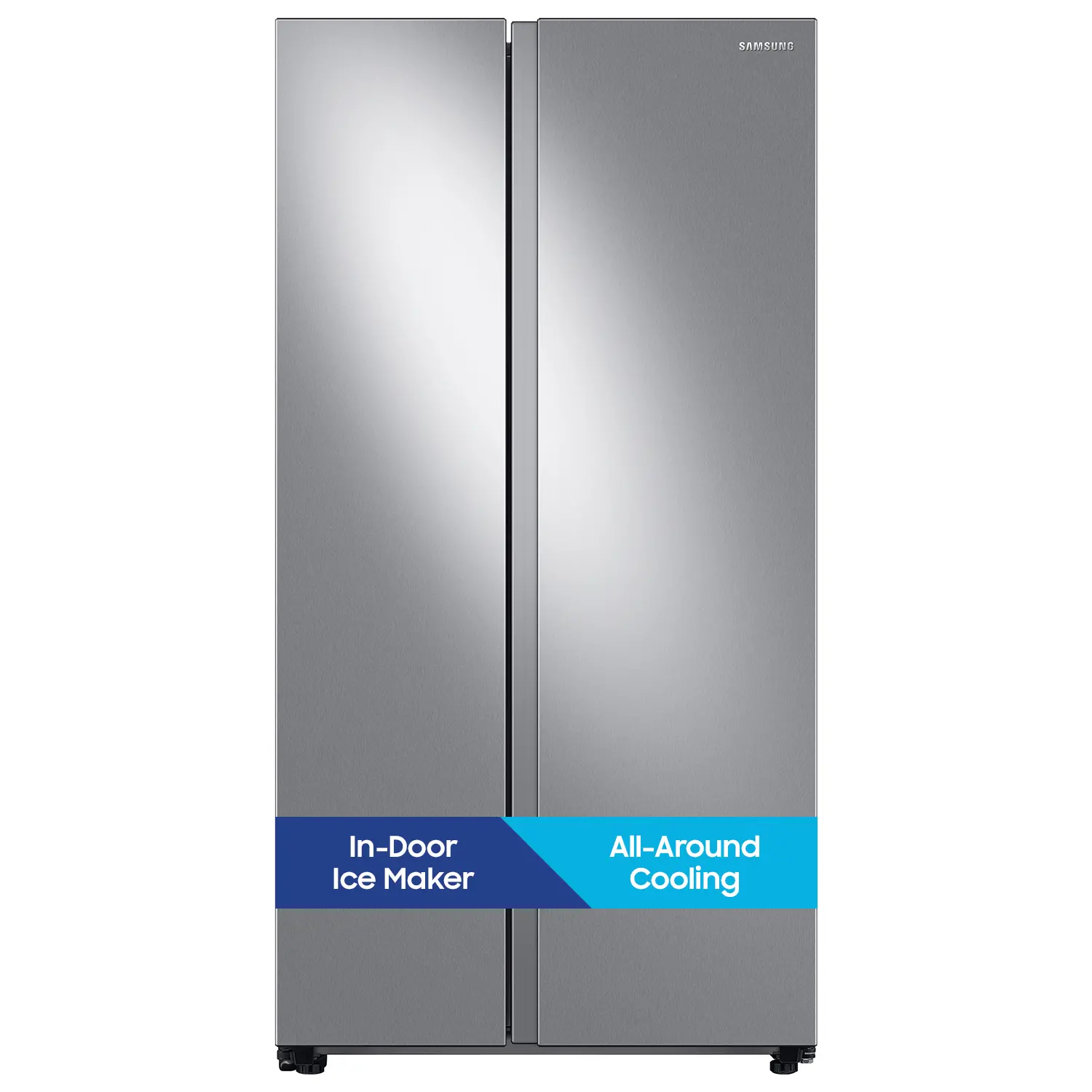 RS28A500ASR Samsung 28 cu ft Side by Side Refrigerator - Fingerprint Resistant Stainless Steel-2