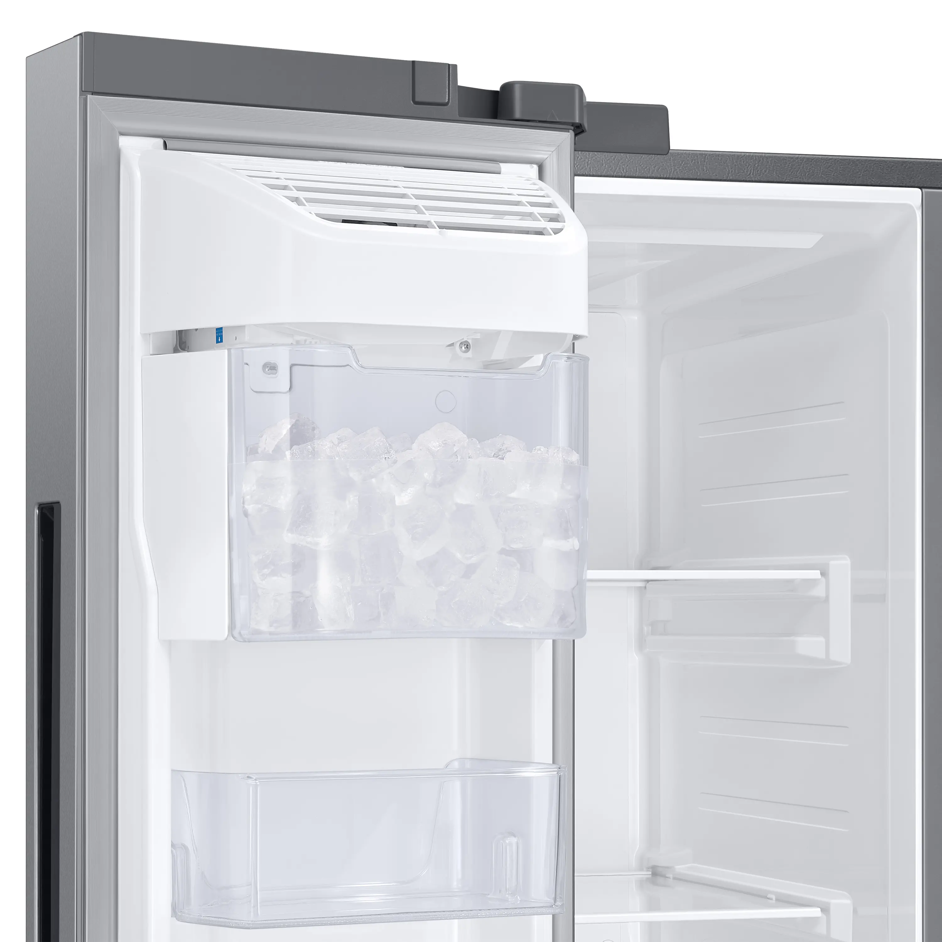 RS28A500ASR Samsung 28 cu ft Side by Side Refrigerator - Fingerprint Resistant Stainless Steel-9