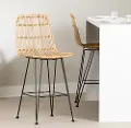13167 Balka Natural Rattan Counter Height Stool, Set of 2 - South Shore