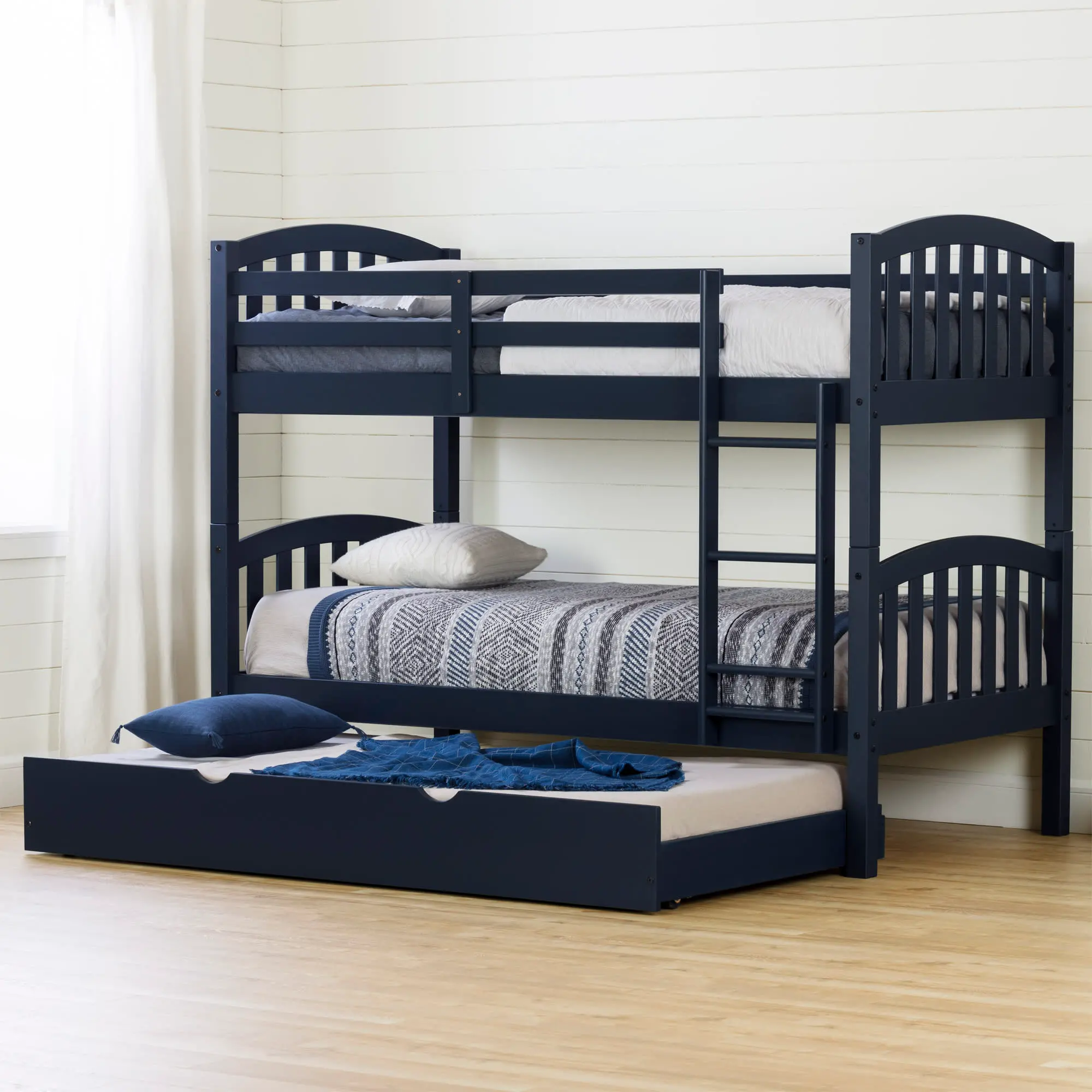 13284 Asten Blue Twin Bunk with Trundle-3