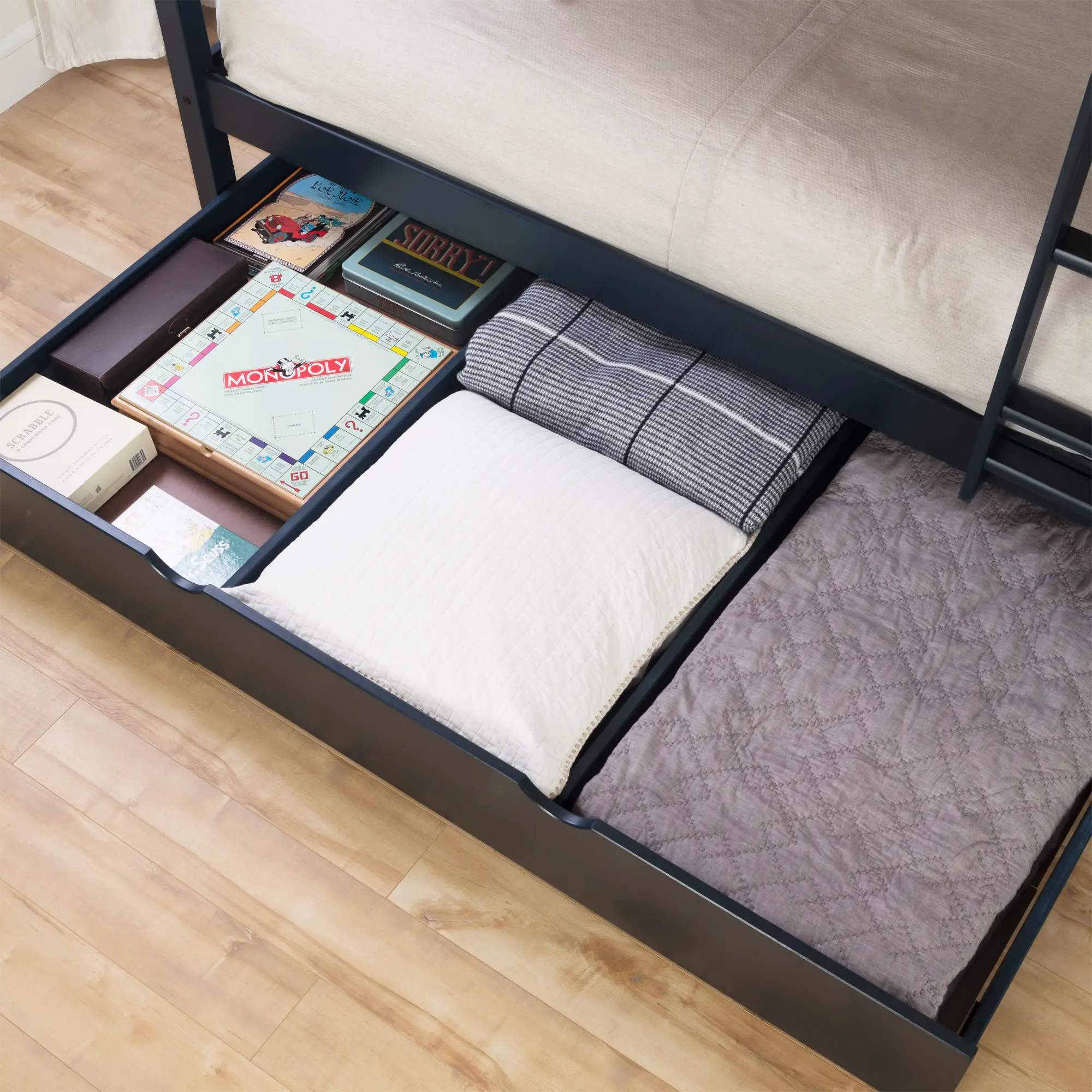 13284 Asten Blue Twin Bunk with Trundle-4