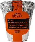 BAC608 Traeger EZ-Clean Grease & Ash Keg Liner - 5 Pack