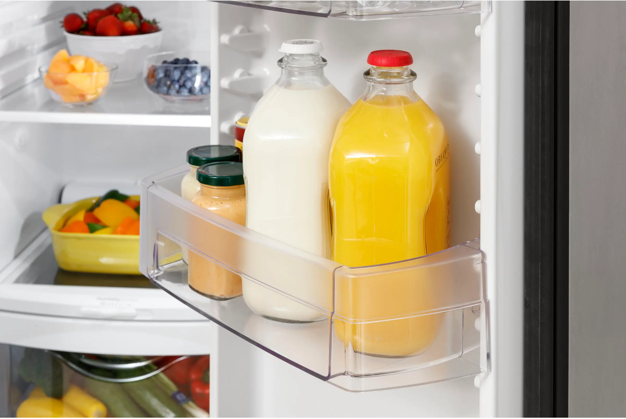 GSS25GGPBB GE 25.1 cu ft Side by Side Refrigerator - Black-7
