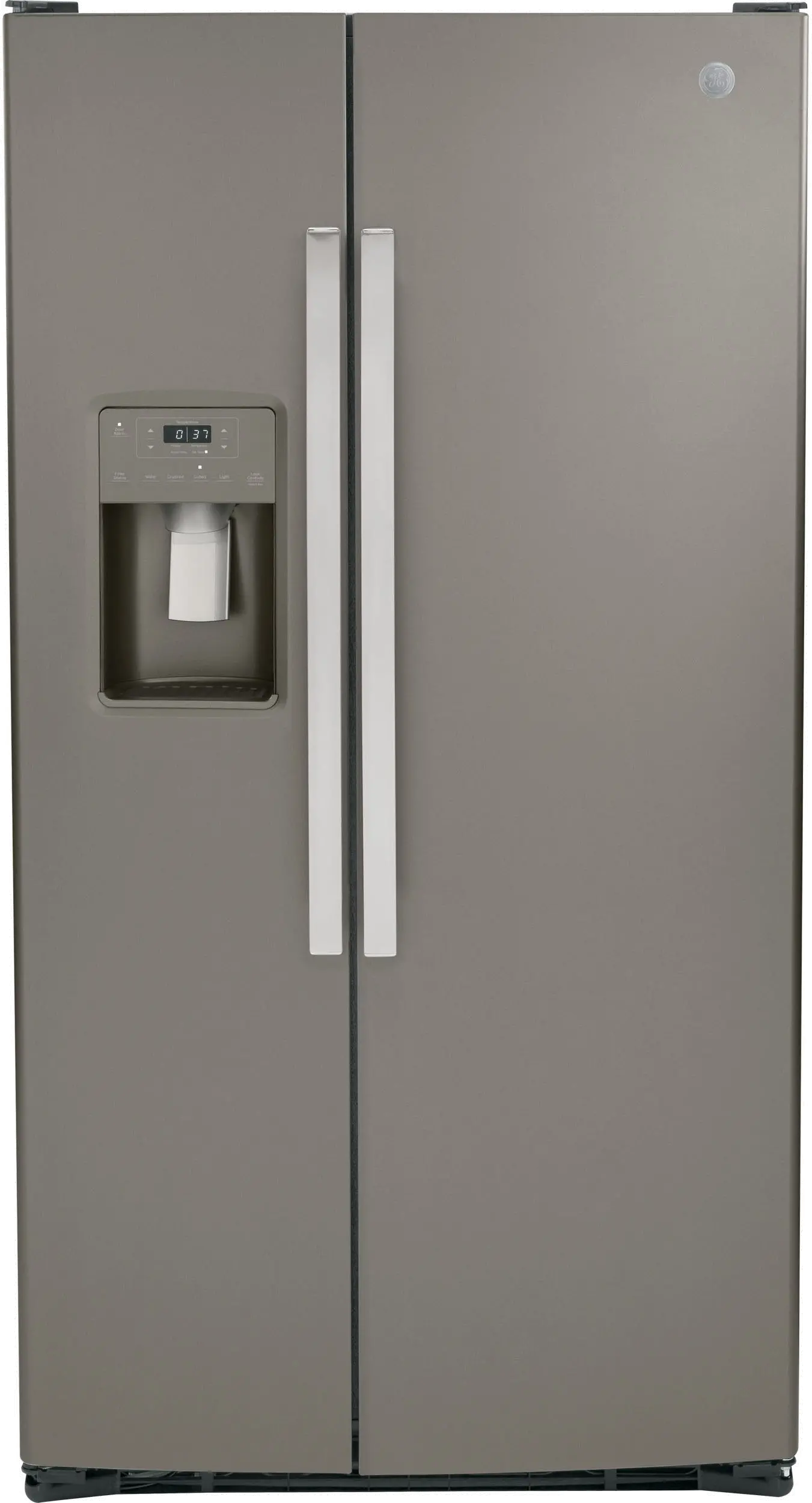 GSS25GMPES GE 25.1 cu ft Side by Side Refrigerator - Slate-2