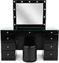Avery Black 3 Piece Vanity Set