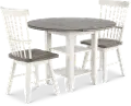 Newark 3 Piece Dining Room Set with Swivel Chairs