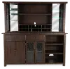 Homestead Dark Brown Buffet and Hutch