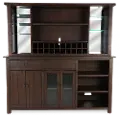 Homestead Dark Brown Buffet and Hutch