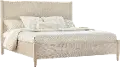 Shell Shack Light Sand Woven Queen Bed