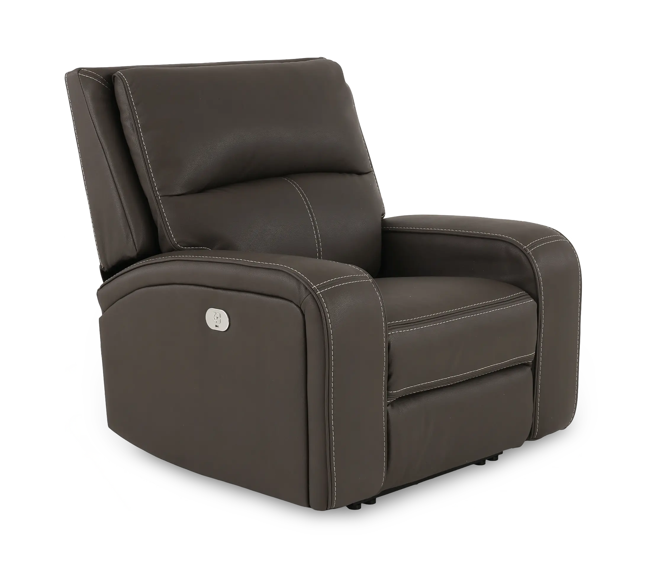 Star Gray Haze Power Recliner with Adjustable Headrest-1