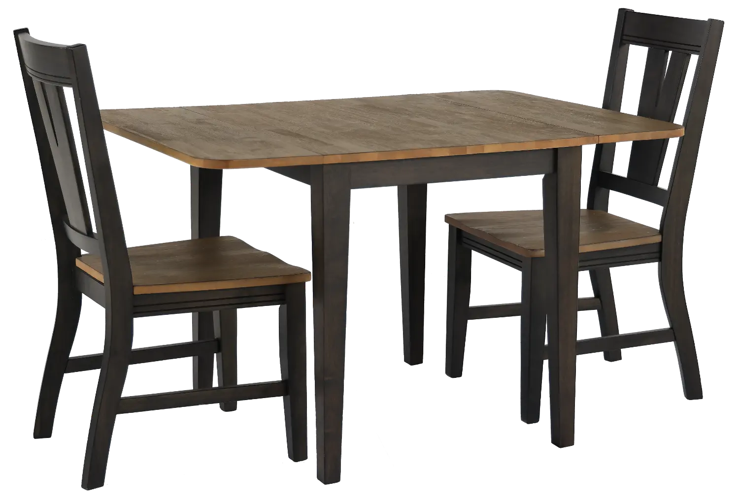 Harper Dark Brown 3 Piece Dining Room Set-1