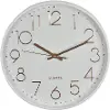 Round White and Copper Wall Clock