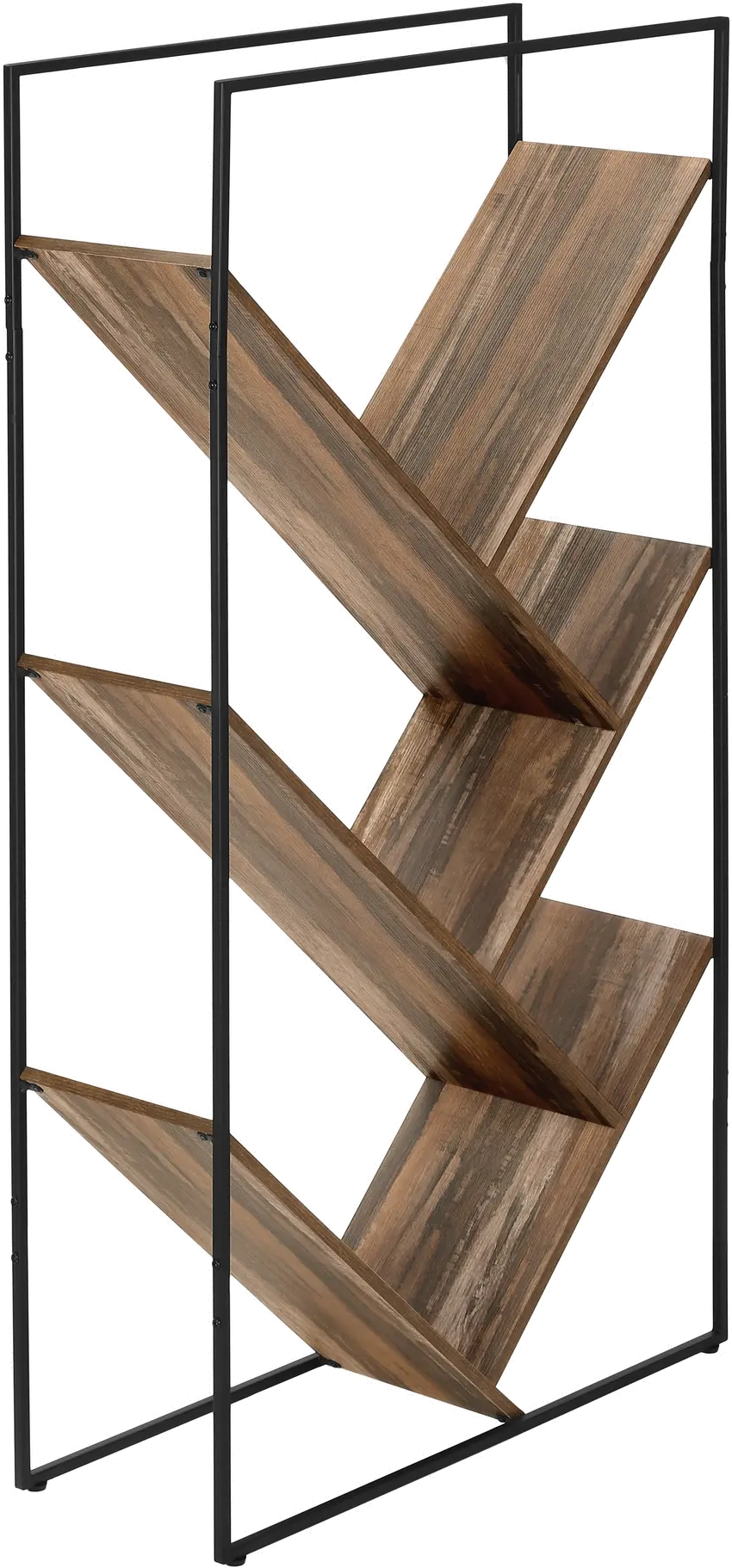 Cliff Contemporary 60 Brown Bookcase-1