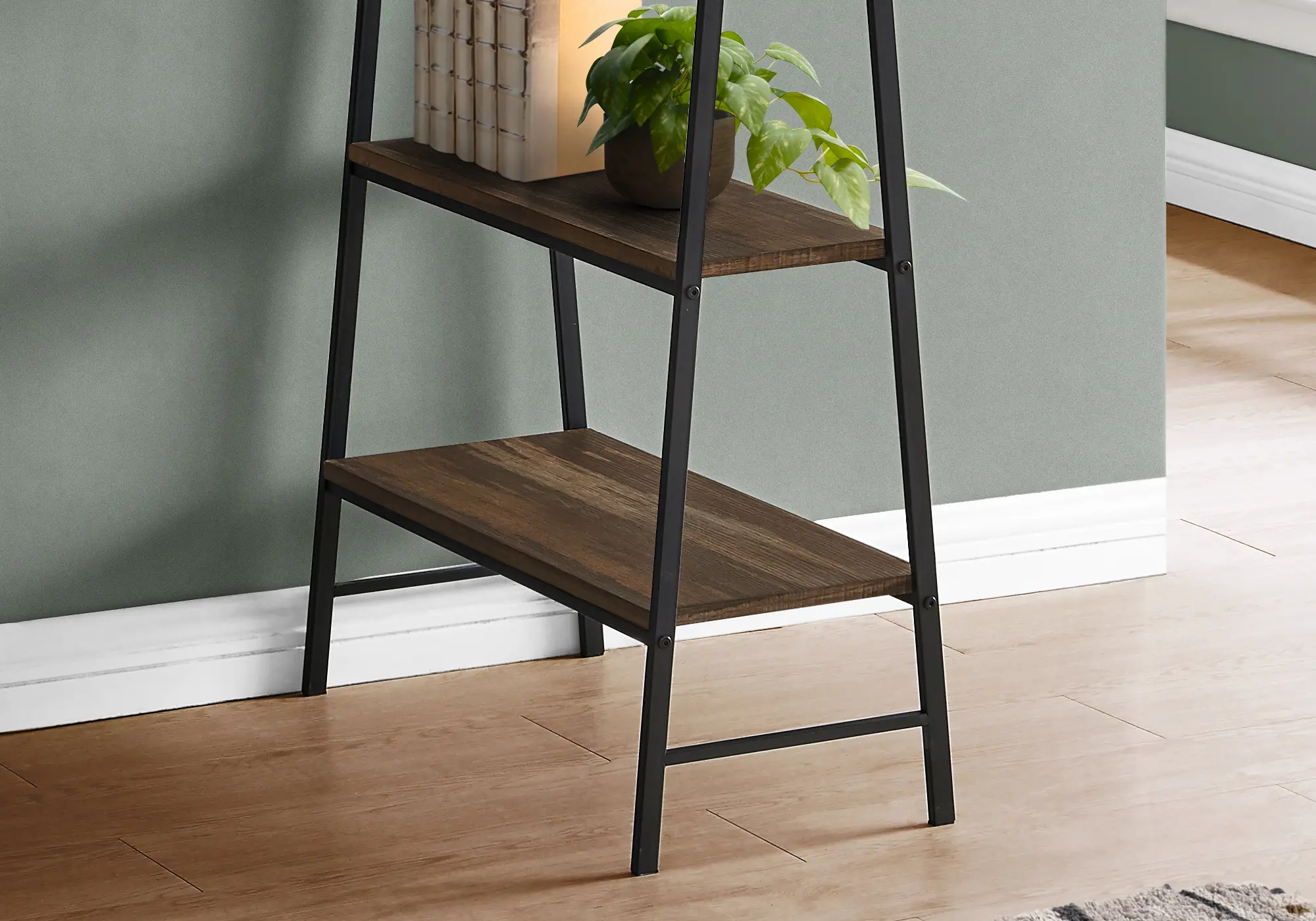 Industrial 48 Inch Brown Reclaimed Wood Computer Desk-2