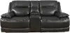 Colossus Dark Gray Power Reclining Console Loveseat