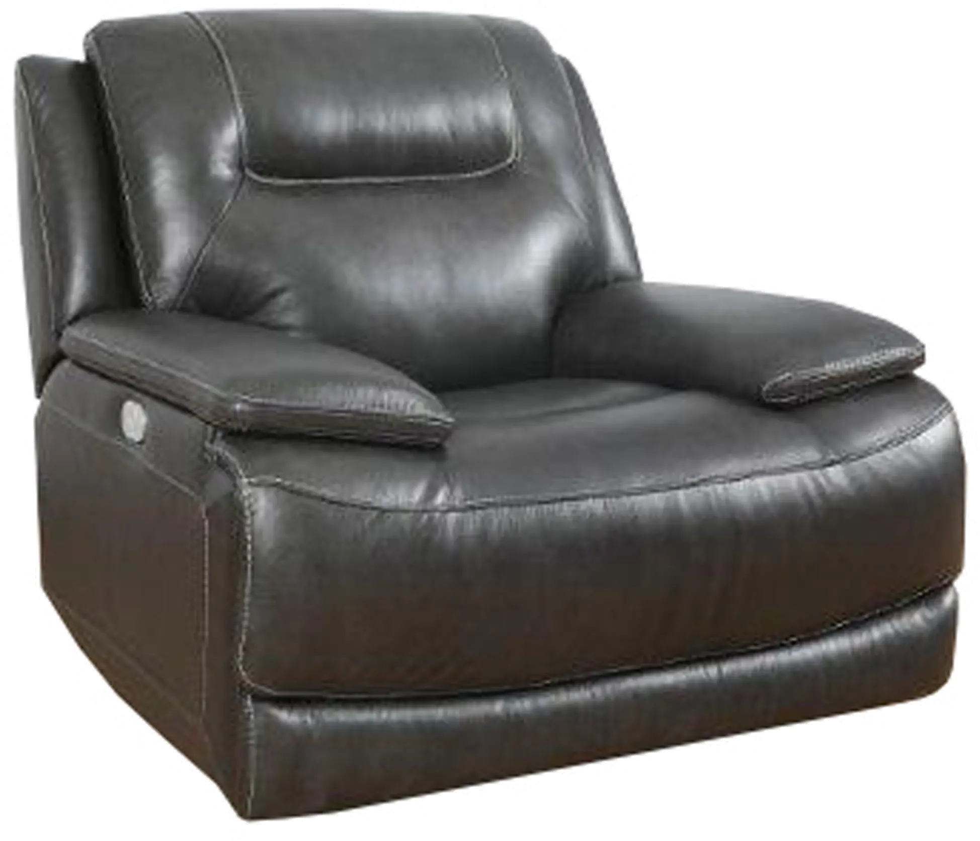 Colossus Dark Gray Power Recliner-1