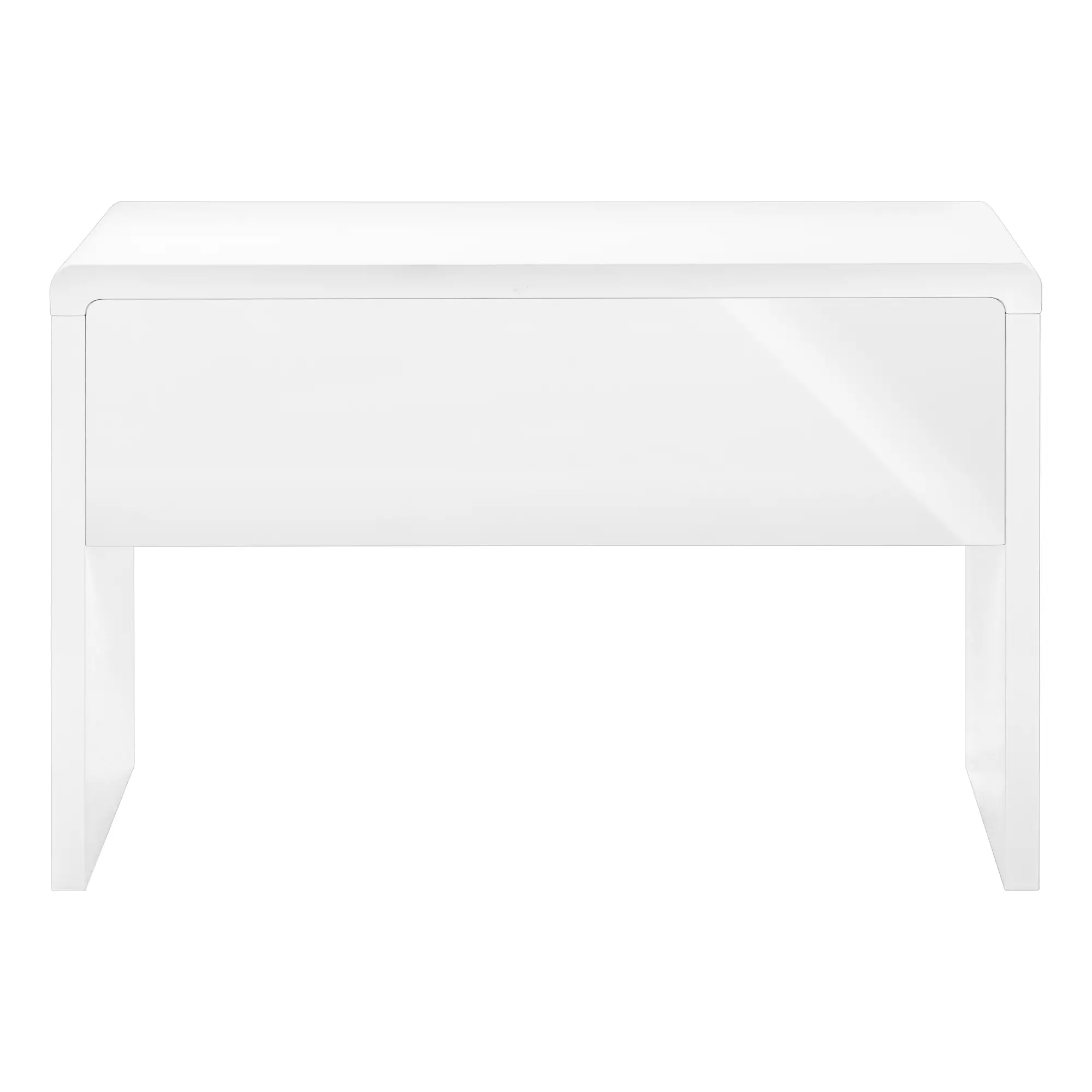 Modern 48 Glossy White Computer Desk-1
