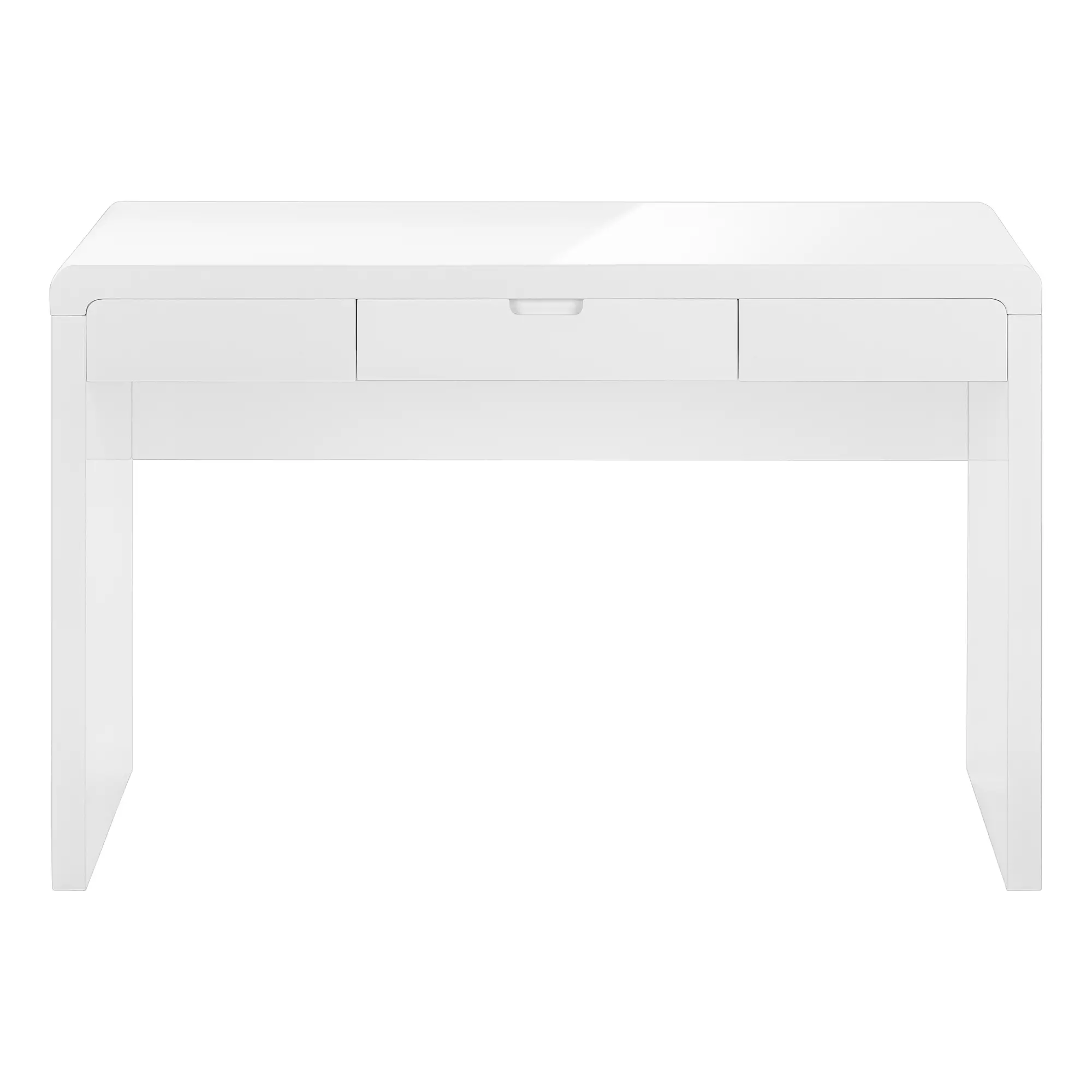 Modern 48 Glossy White Computer Desk-8