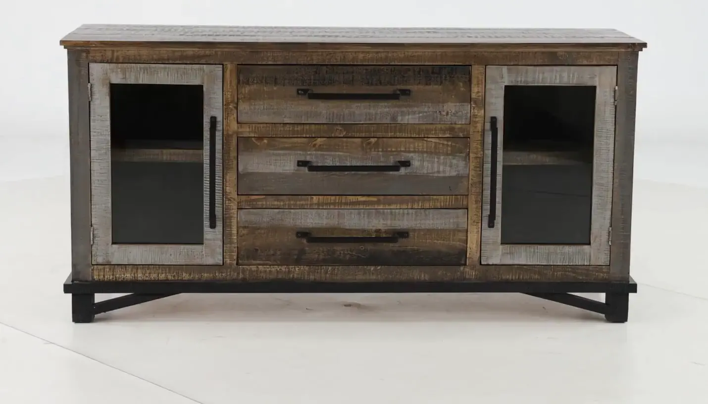 Loft Natural Pine Dining Room Buffet-10