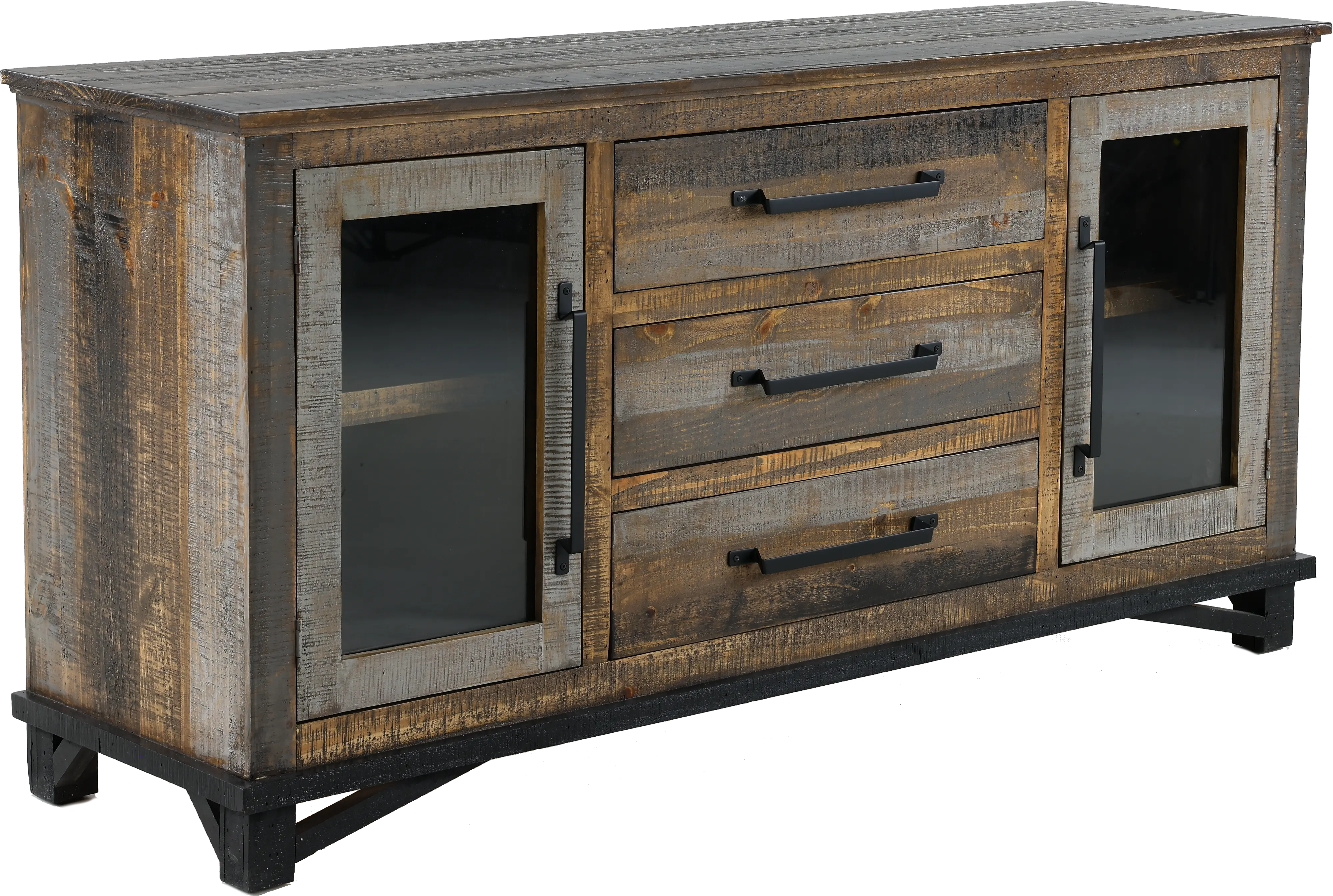 Loft Natural Pine Dining Room Buffet-5