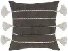 Ezekiel Brown Vegan Leather Accent Pillow