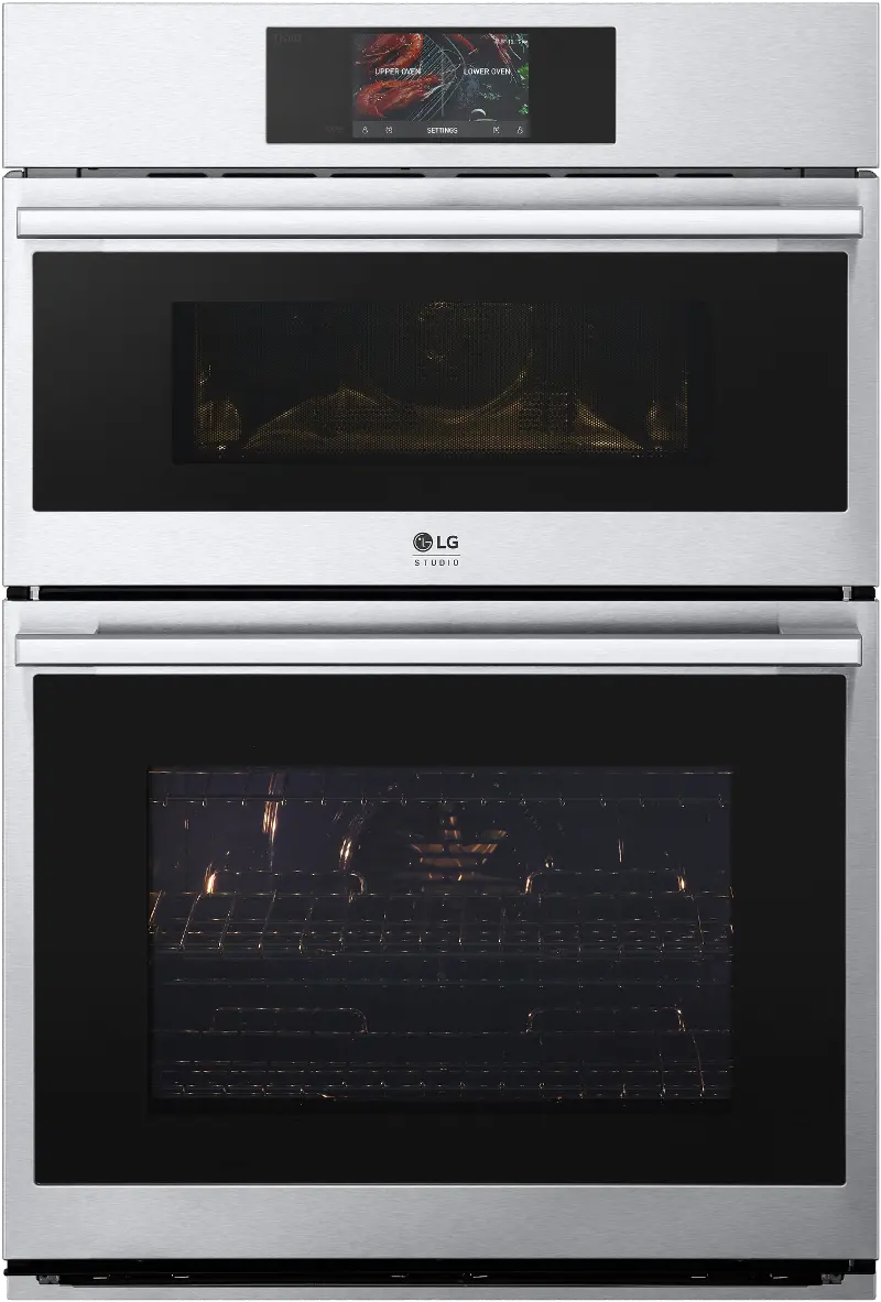 LG Studio 6.4 cu ft Combination Wall Oven - Stainless Steel 30 Inch