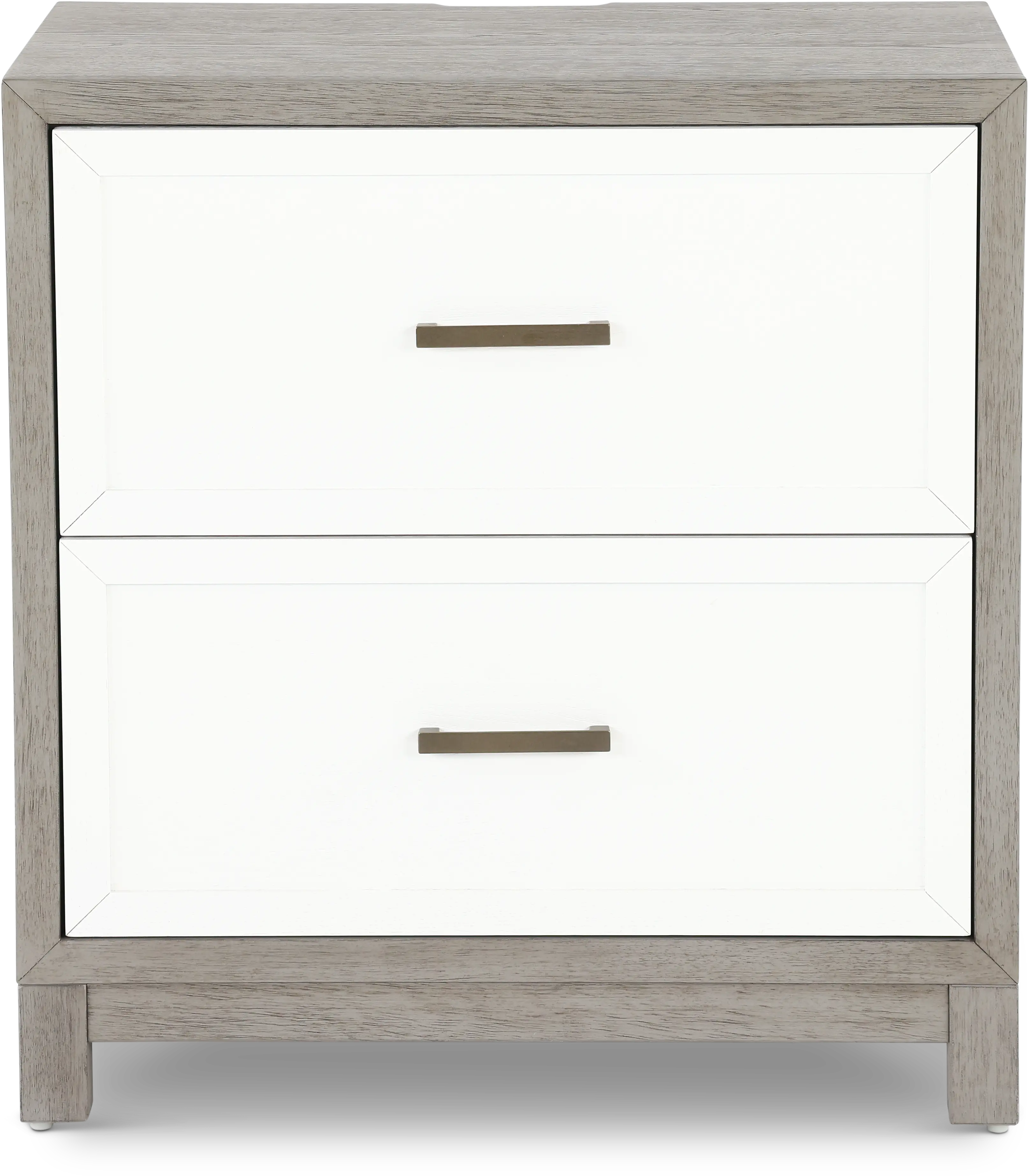 499-BR61 Palmetto Heights White and Gray Nightstand-1