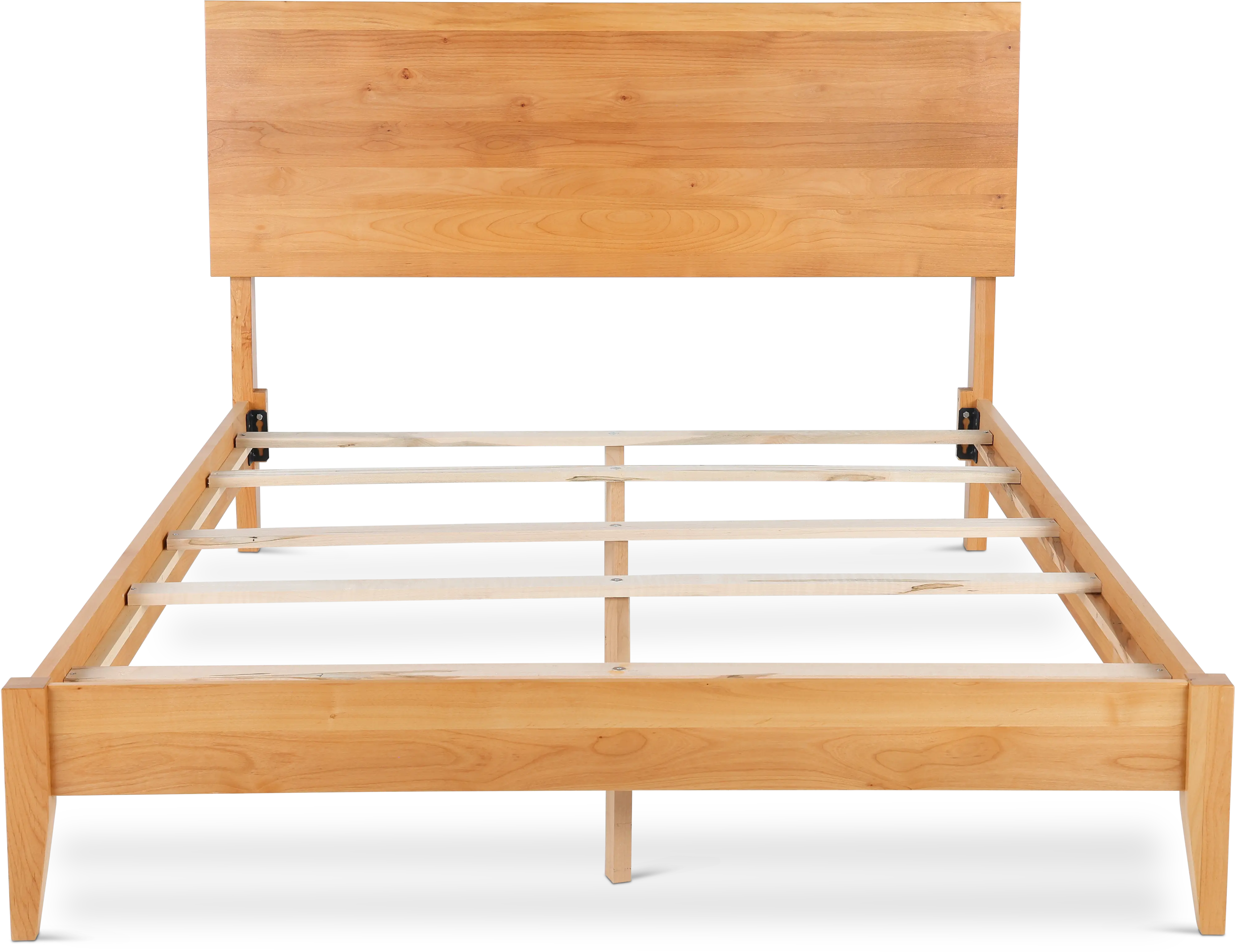 2 West Natural Queen Platform Bed-4