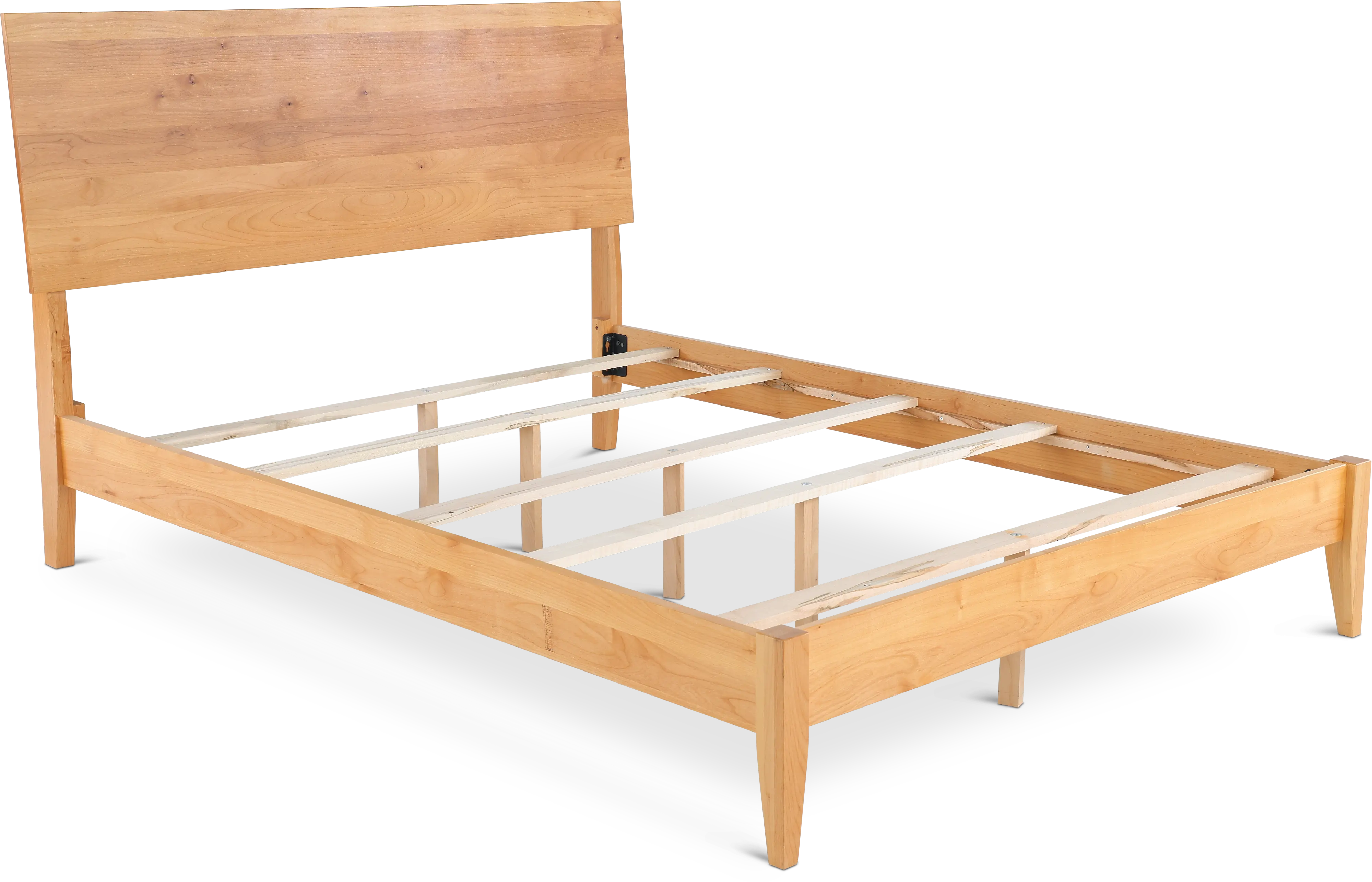 2 West Natural Queen Platform Bed-5