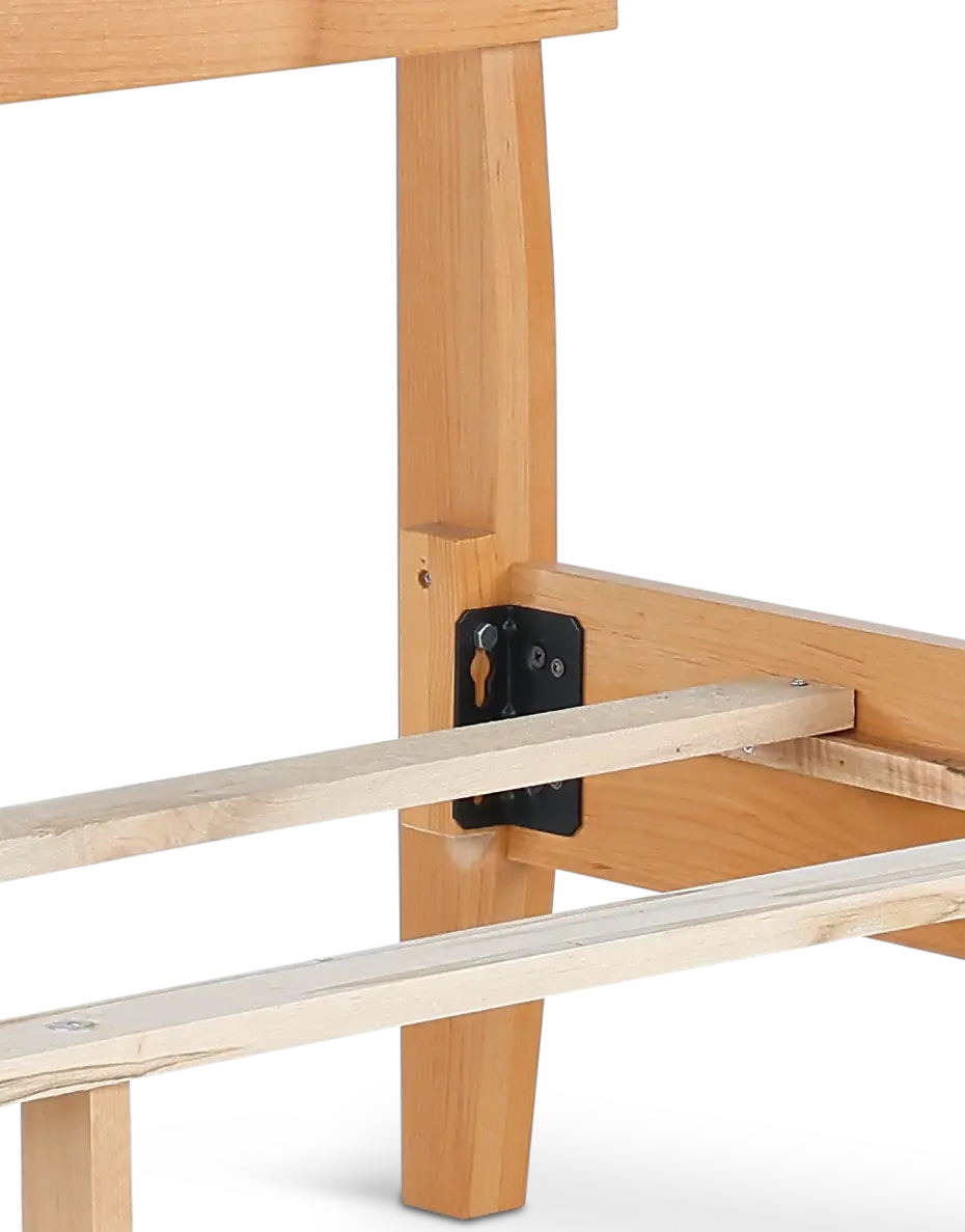 2 West Natural Queen Platform Bed-8