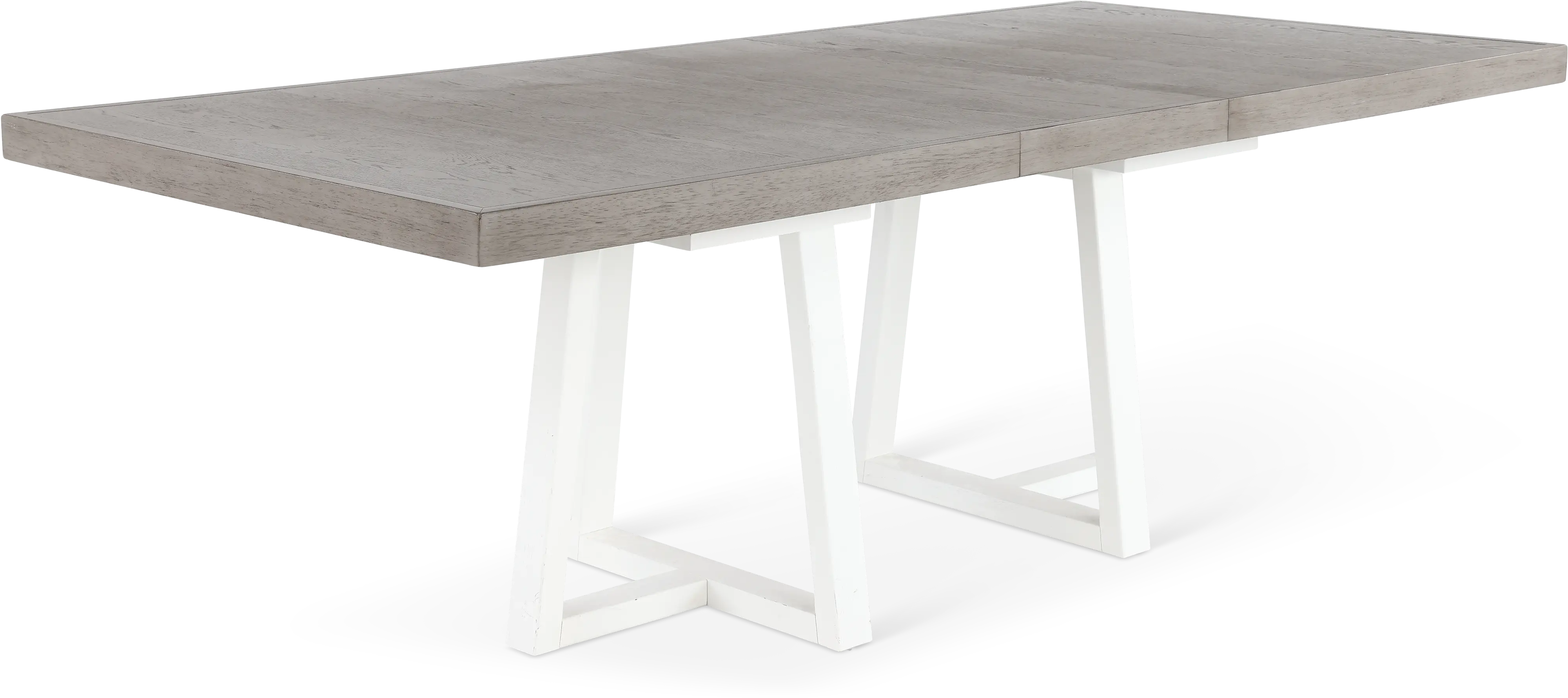 5PC:499-DINING Palmetto Heights White and Gray 5 Piece Dining Set-6