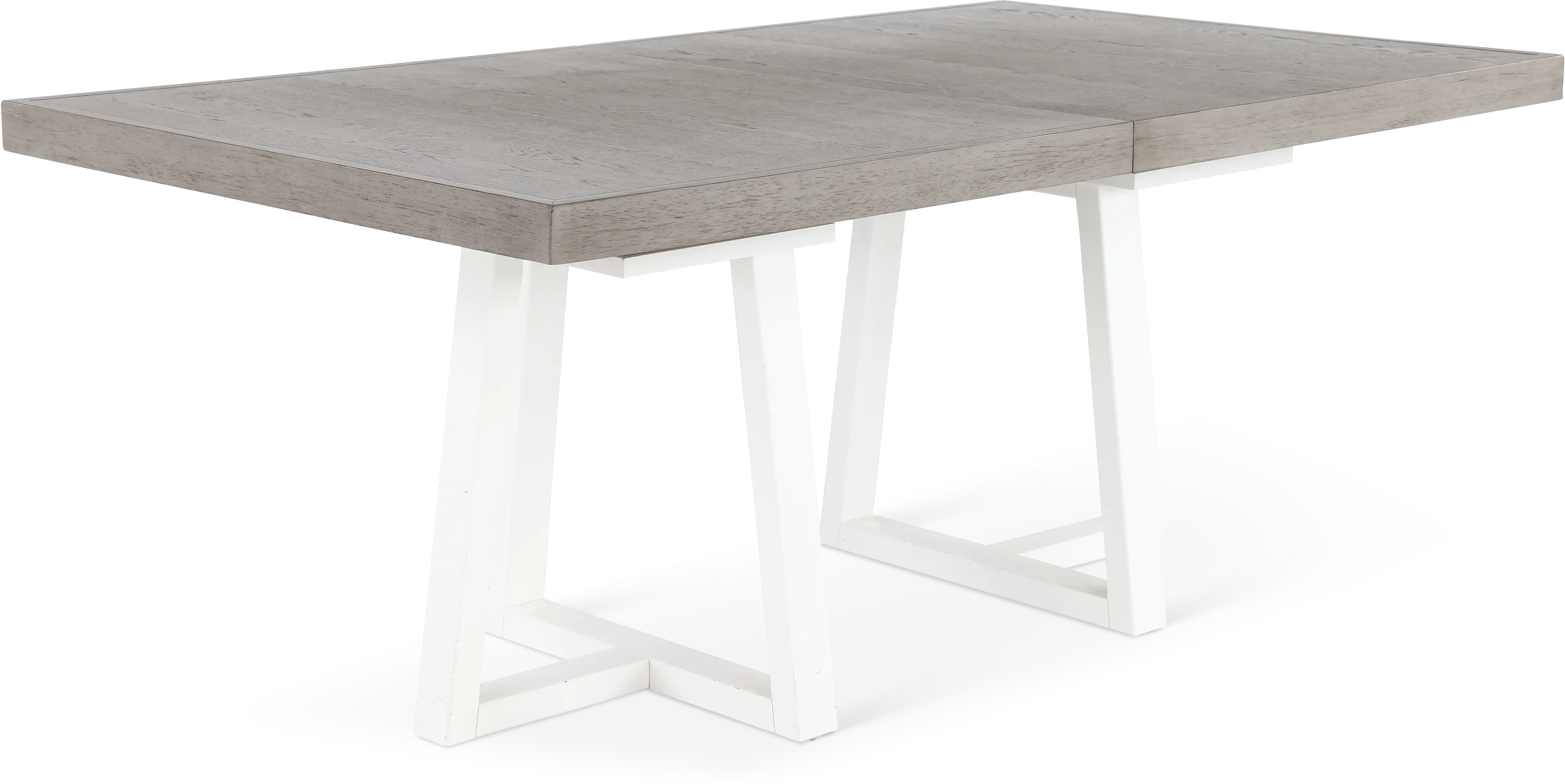 7PC:499-DINING Palmetto Heights White and Gray 7 Piece Dining Set-6