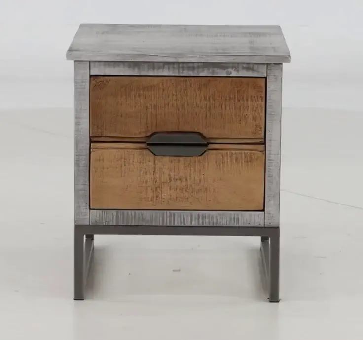 Mita Natural Mango End Table-11