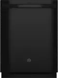 GDT630PGRBB GE Top Control Dishwasher - Black