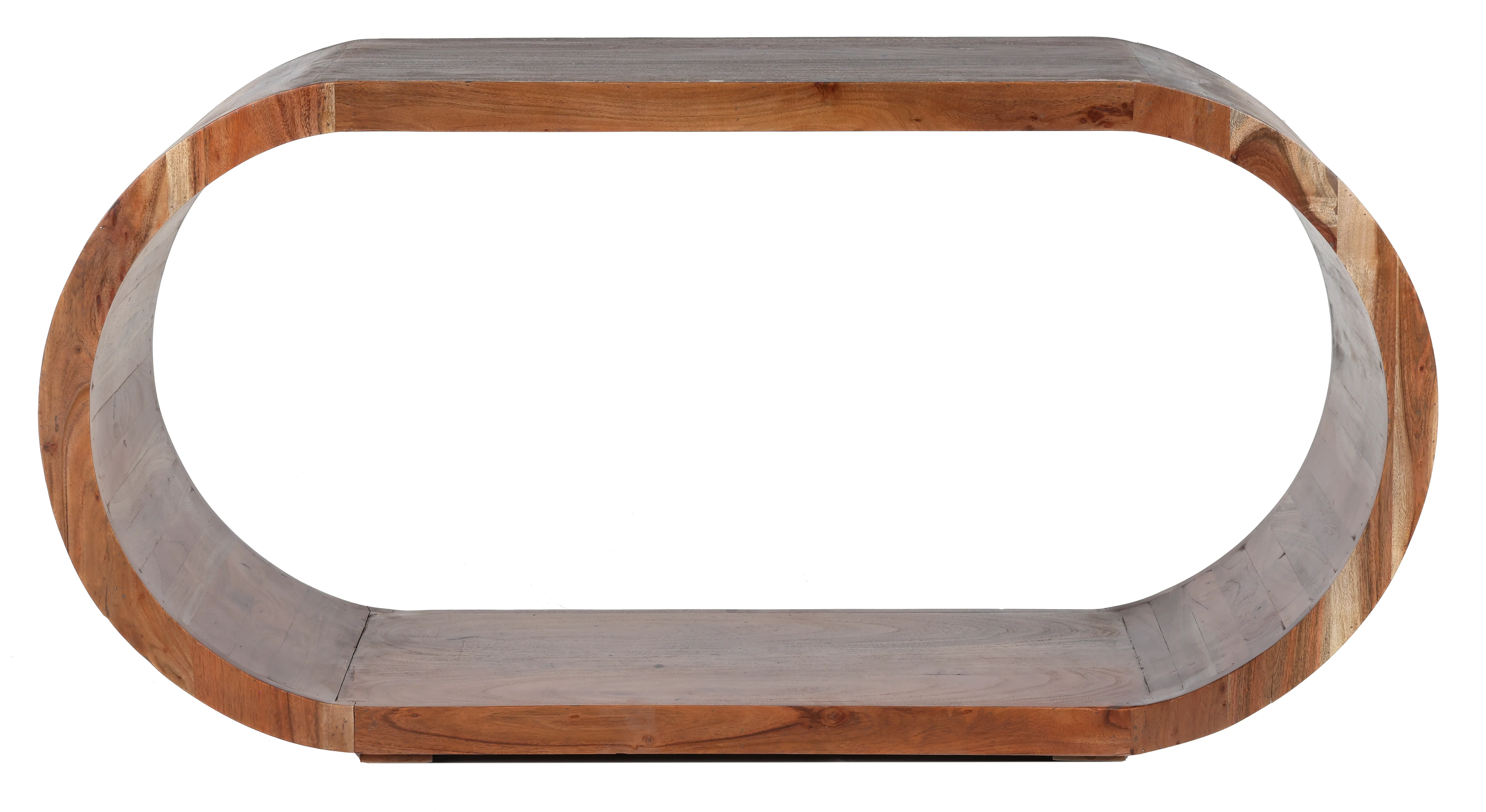 Ellipse Brown Console Table-2