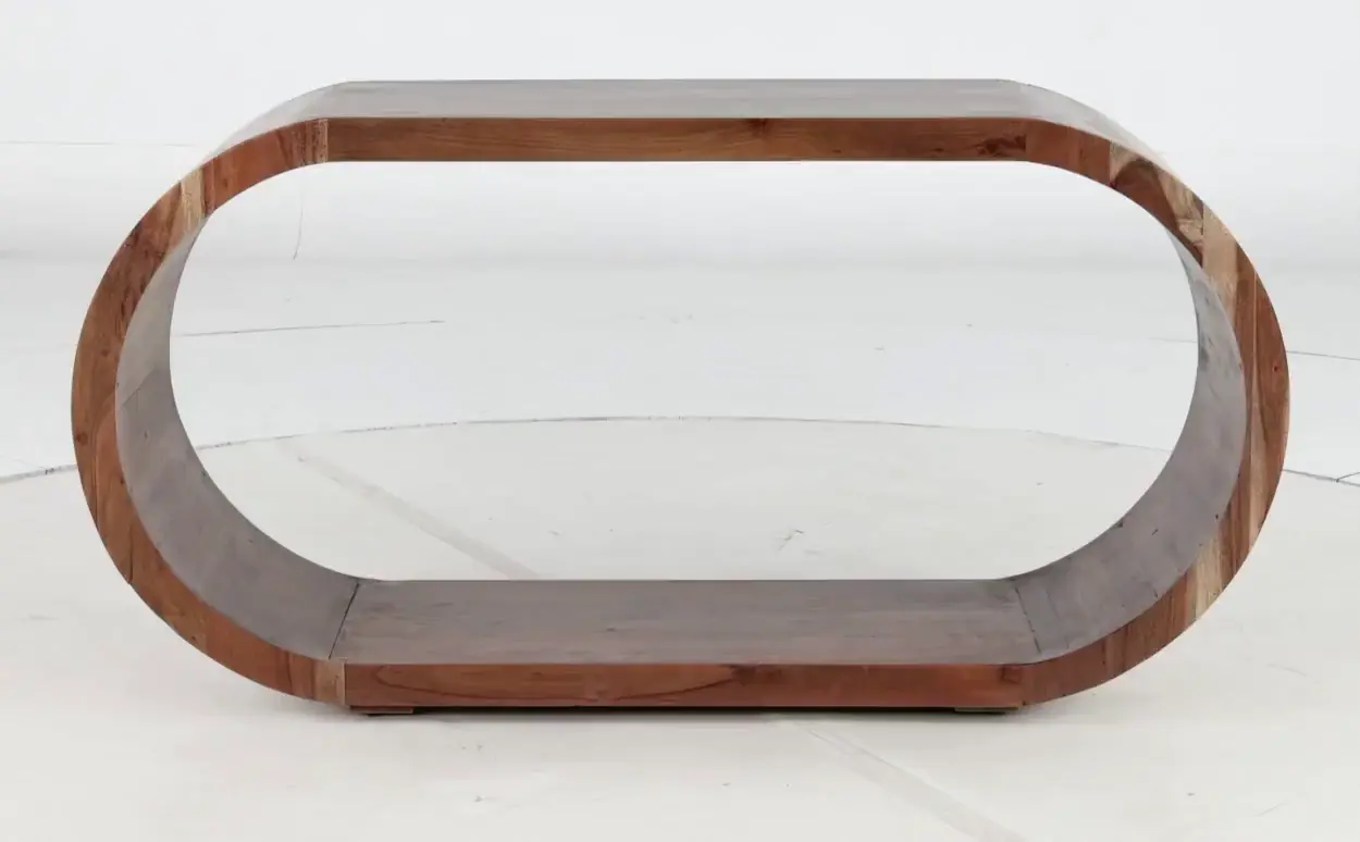 Ellipse Brown Console Table-4