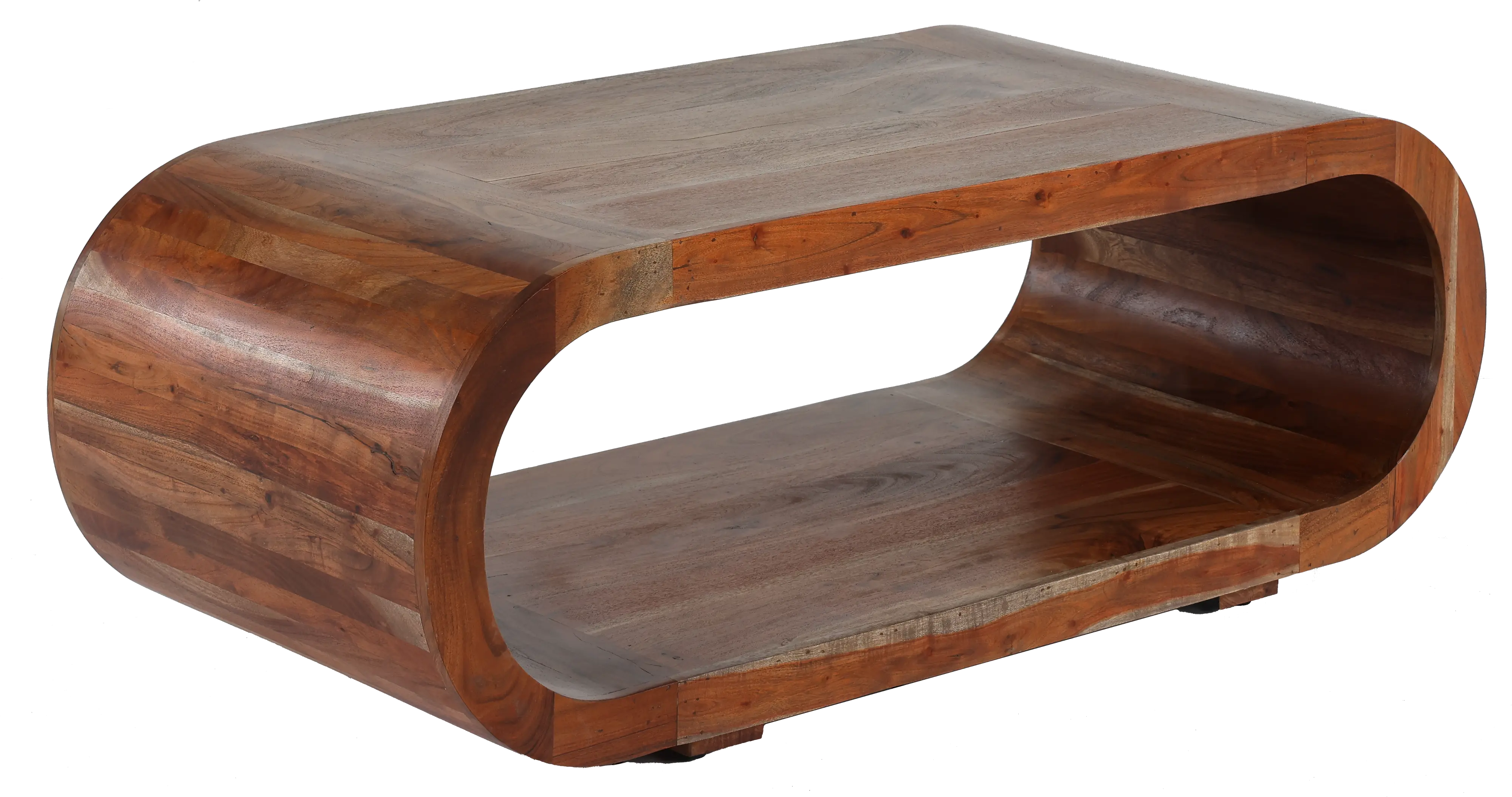Ellipse Brown Coffee Table-2