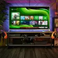 Quest Modern Gray Gaming TV Stand