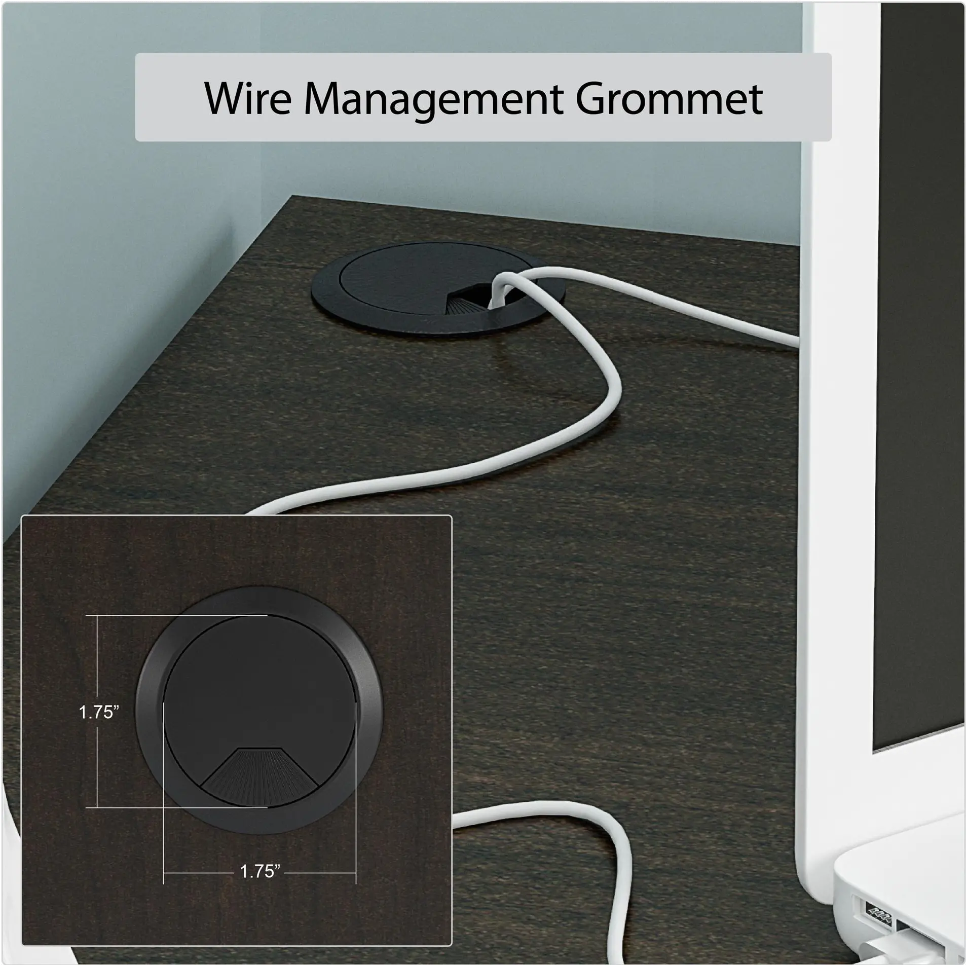 Dakota Traditional White L-Desk with Bookshelves-6