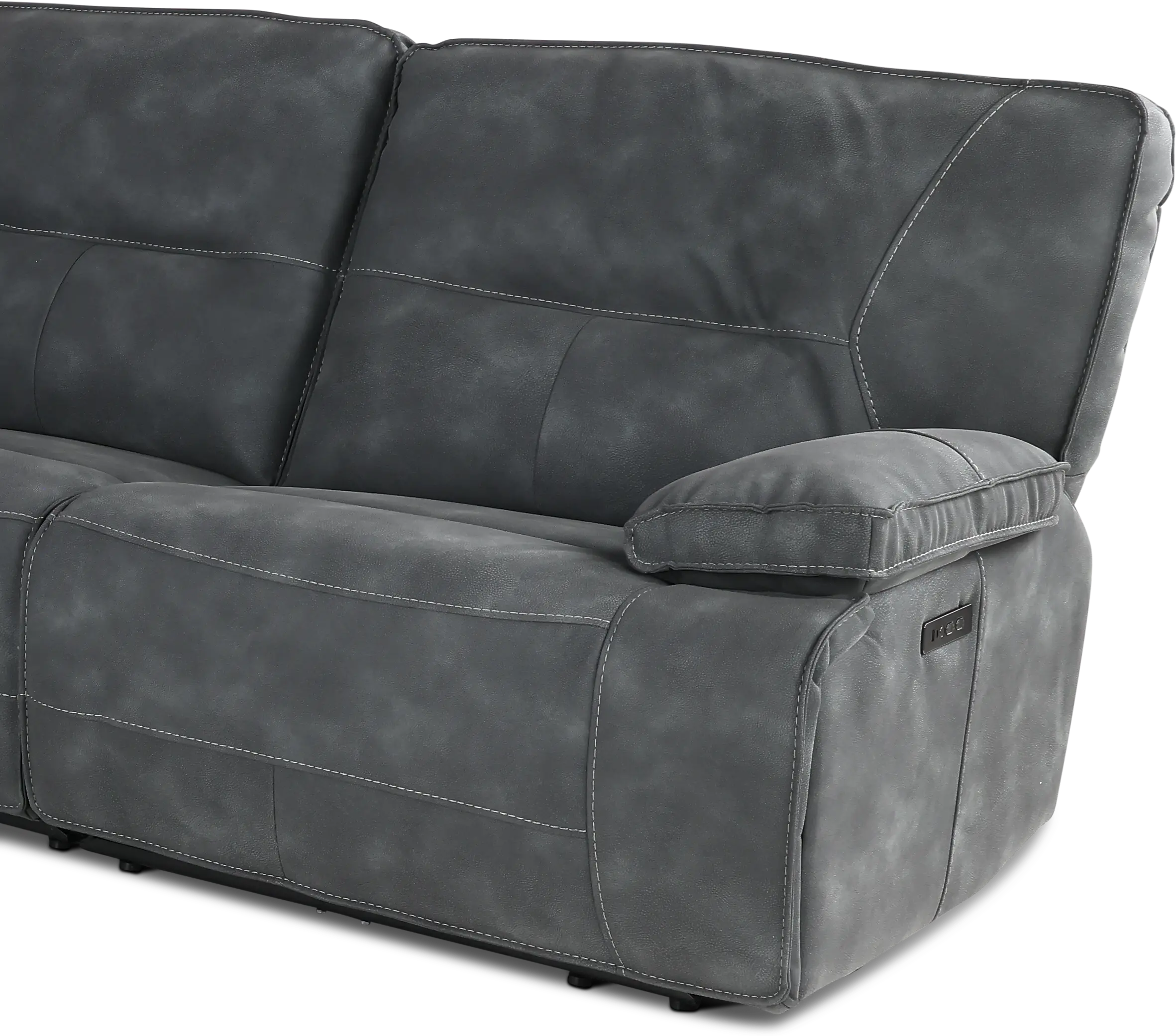Spartacus Cobalt 6-Piece Power Reclining Sectional-5