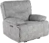 Spartacus Gladiator Sky Gray Power Recliner