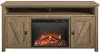 Farmington Light Brown 60  Electric Fireplace TV Console