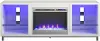 Lumina Modern White Fireplace TV Stand