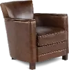 Utah Brown Leather Chair