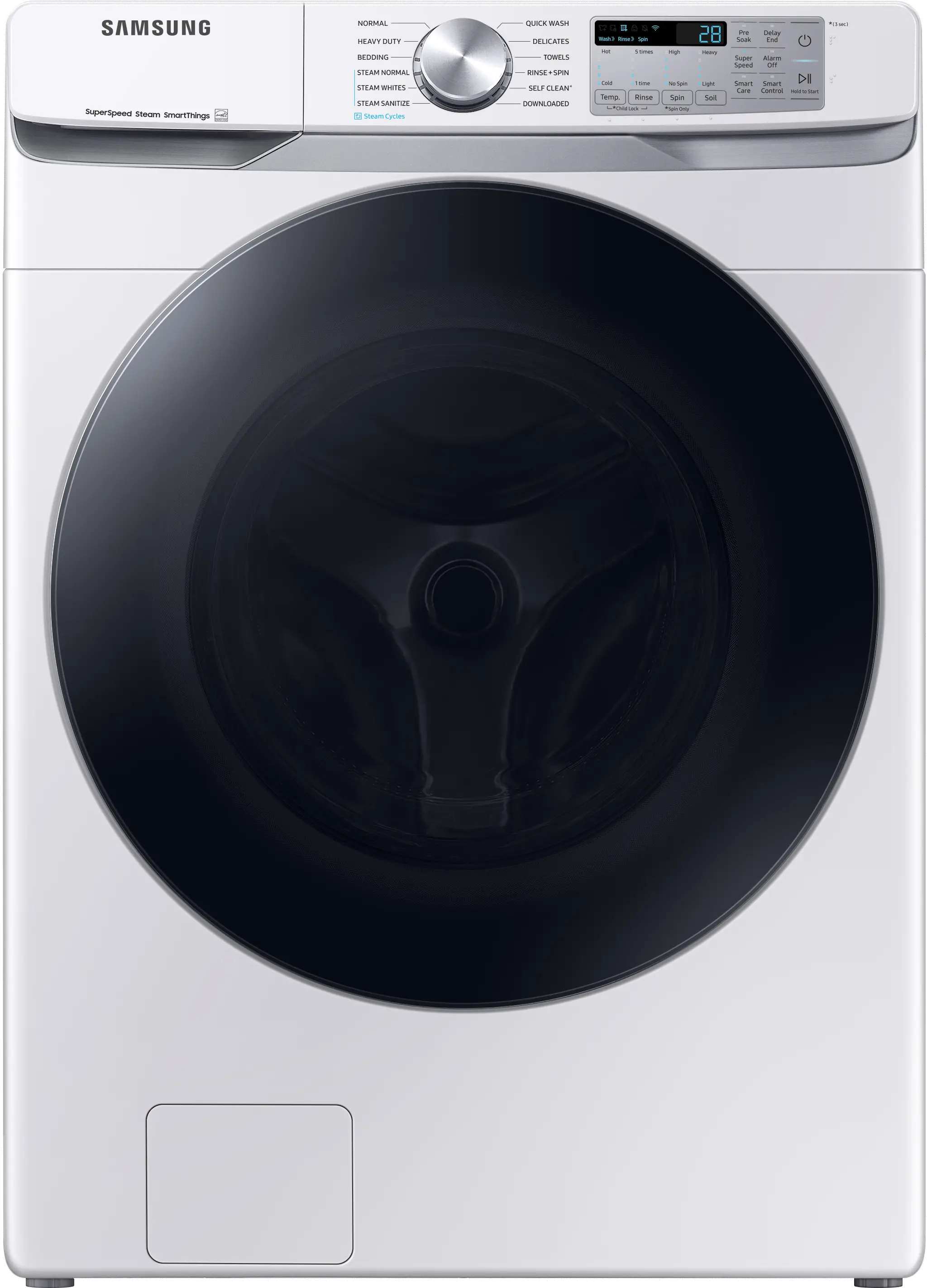 WF45B6300AW Samsung 4.5 cu ft Front Load Washer - White, 45B6300-1