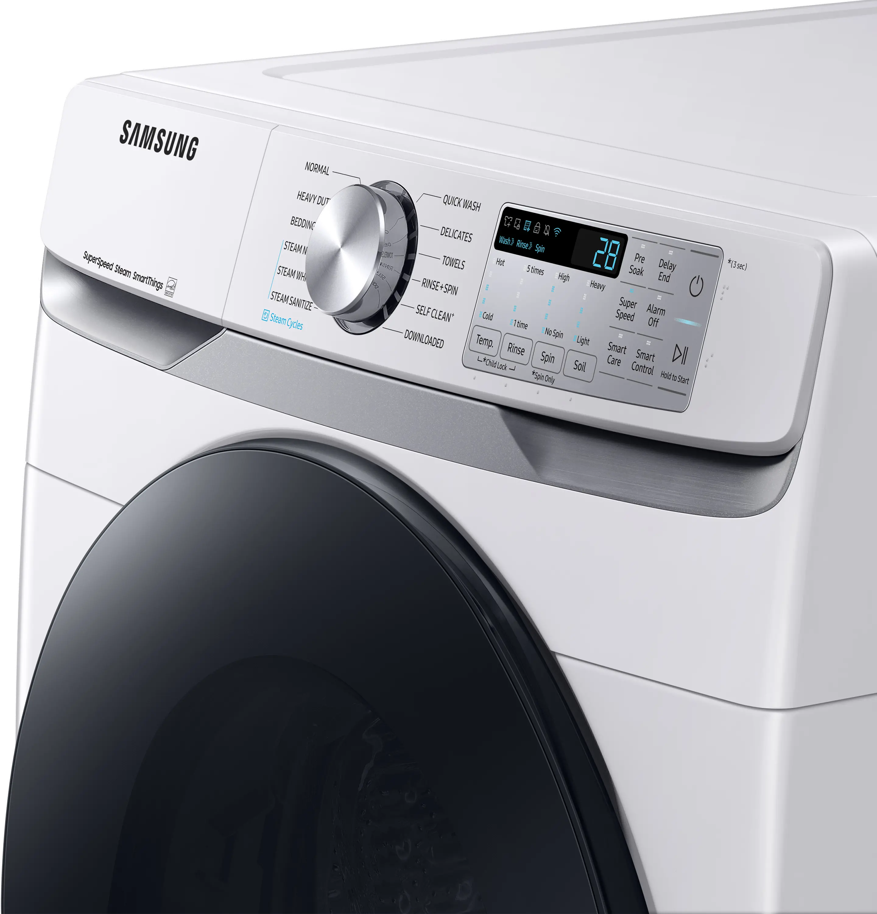 WF45B6300AW Samsung 4.5 cu ft Front Load Washer - White, 45B6300-2