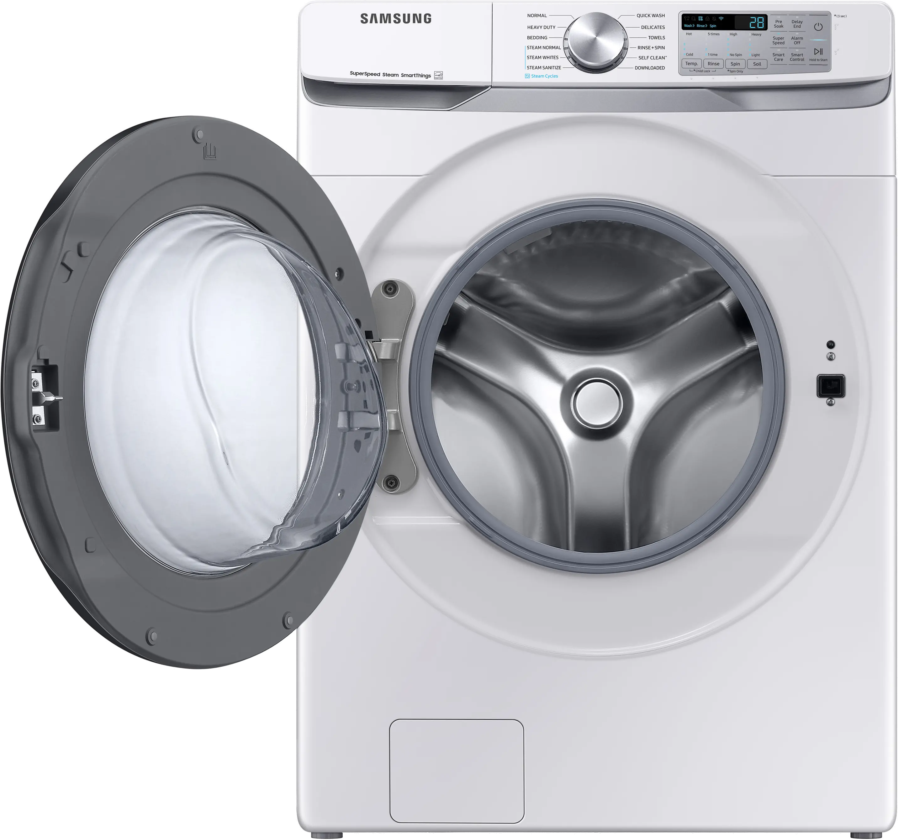 WF45B6300AW Samsung 4.5 cu ft Front Load Washer - White, 45B6300-6