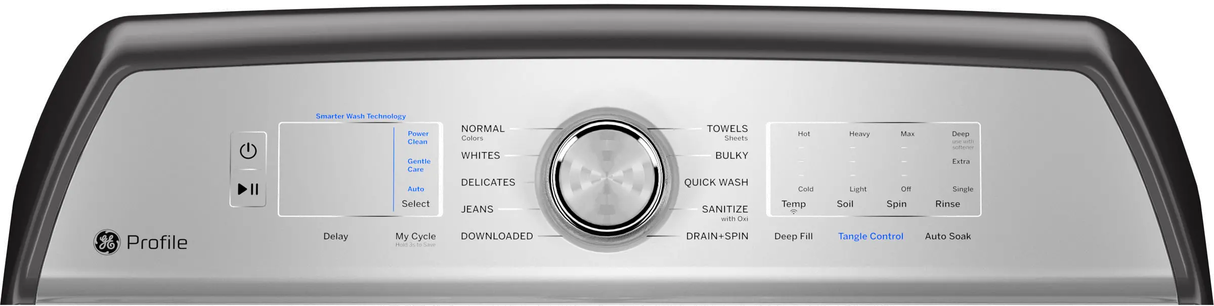 PTW605BPRDG GE Profile Top Load Washer - Diamond Gray PT605BPRG-2
