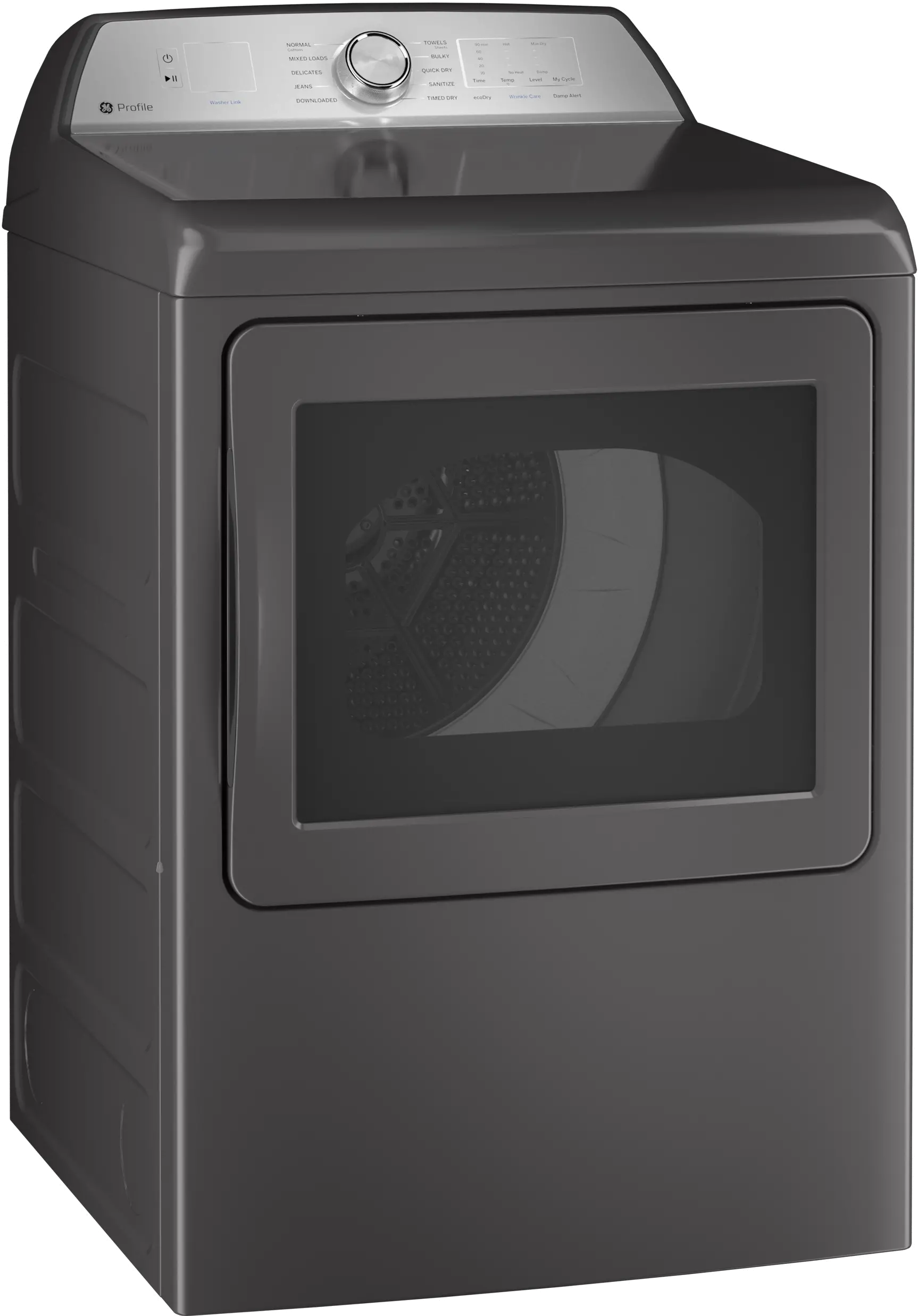 PTD60GBPRDG GE Profile Gas Dryer - 7.4 cu ft Diamond Gray PT60BPR-3